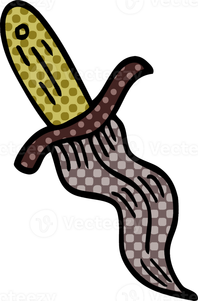 cartoon doodle tattoo dagger symbol png