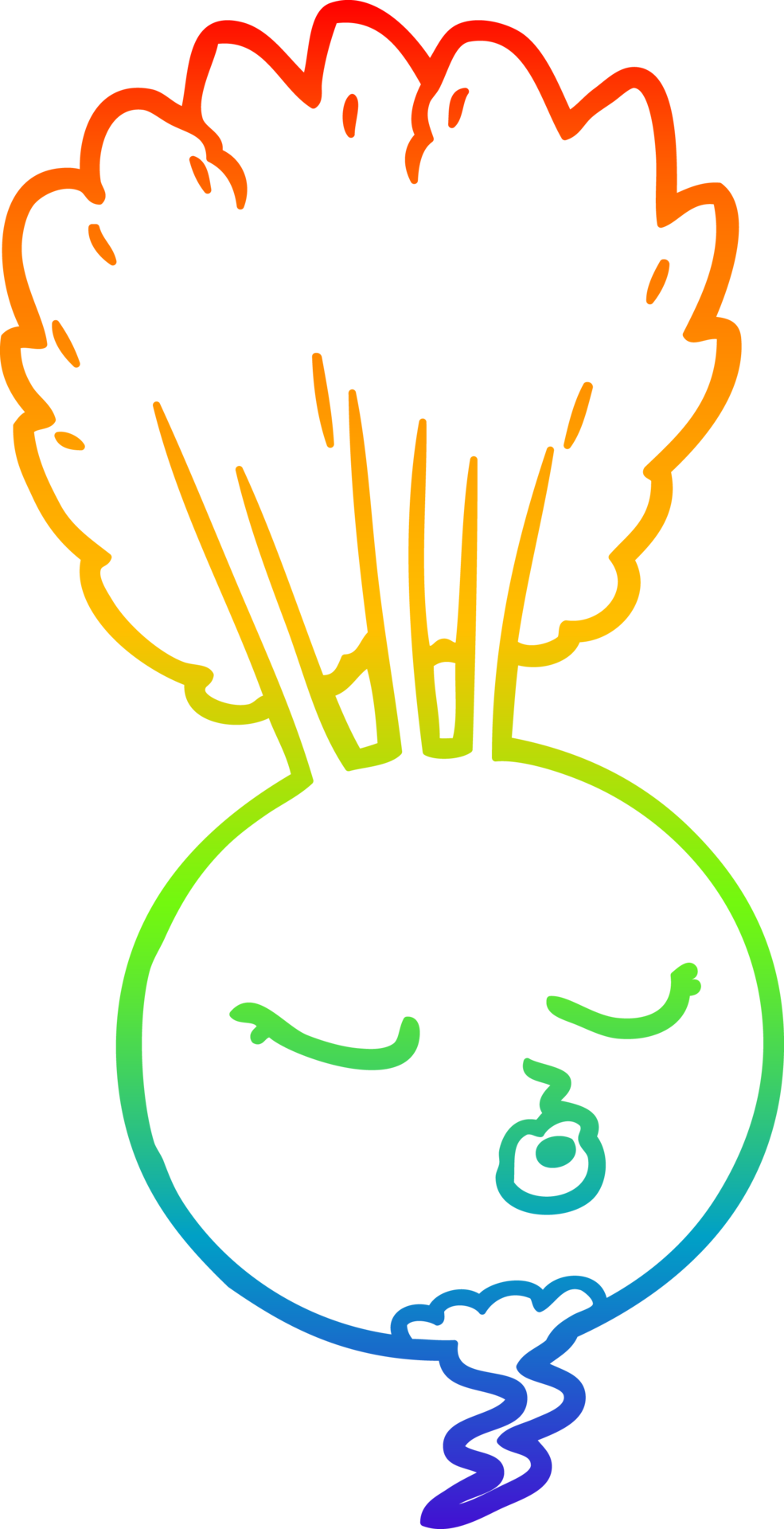 Regenbogen-Gradientenlinie Zeichnung Cartoon-Wurzelgemüse 39882006 PNG Regenbogen-Gradientenlinie Zeichnung Cartoon-Wurzelgemüse 39882006 PNG