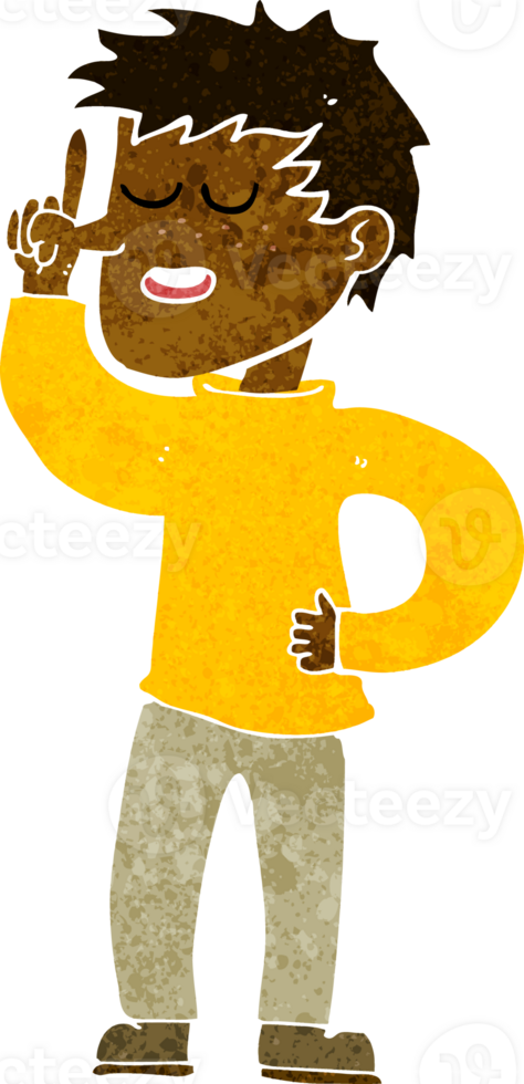 cartoon man with idea png