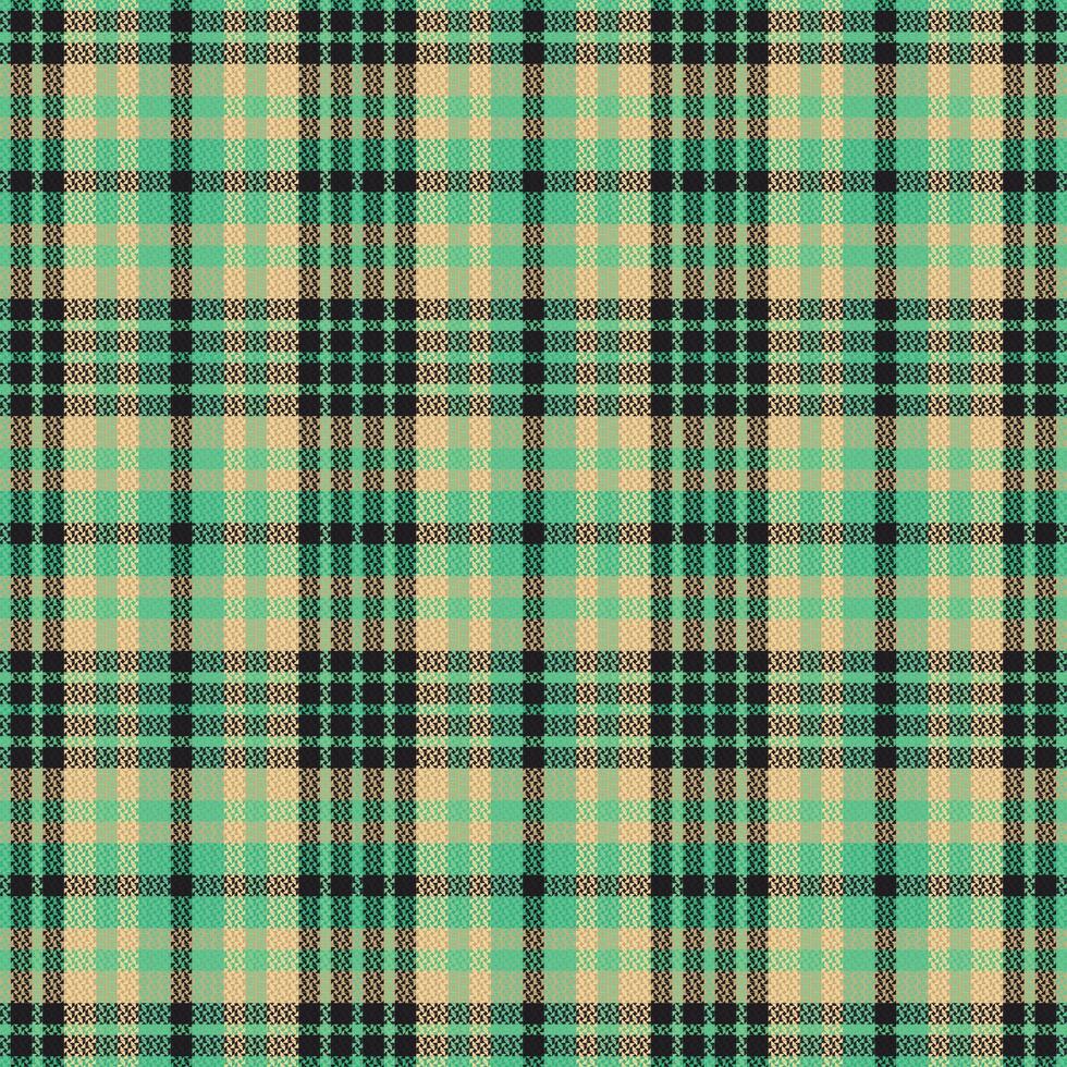 Tartan plaid pattern with texture and warm color. vector