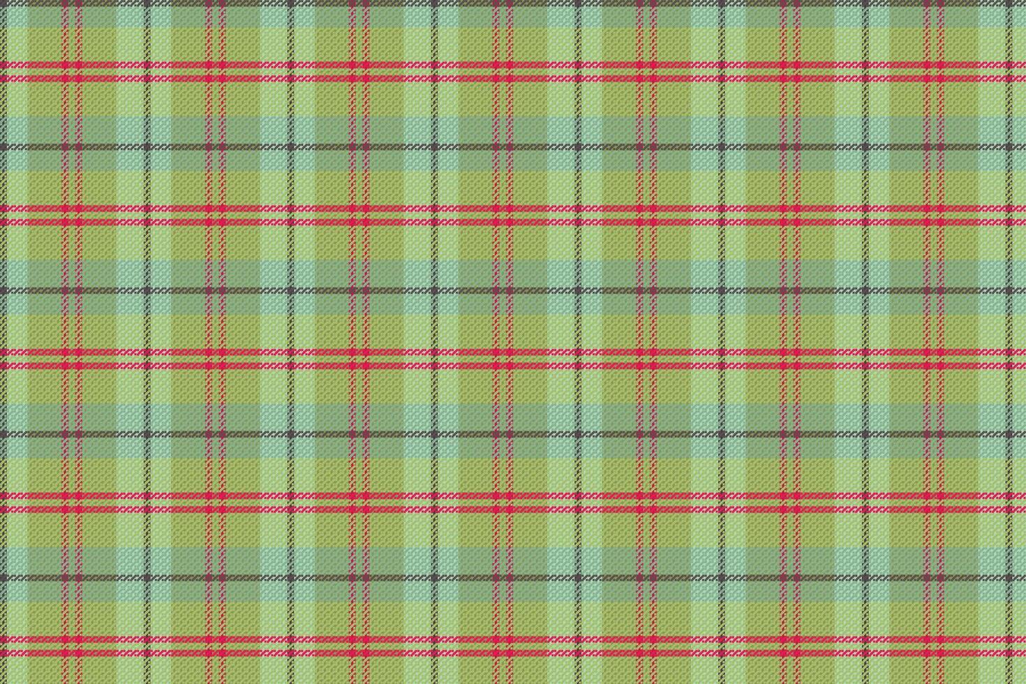 Tartan plaid pattern with texture and warm color. vector