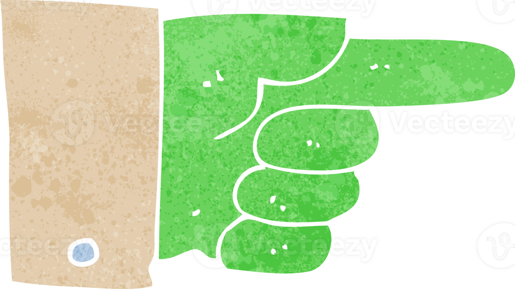 cartoon pointing zombie hand png