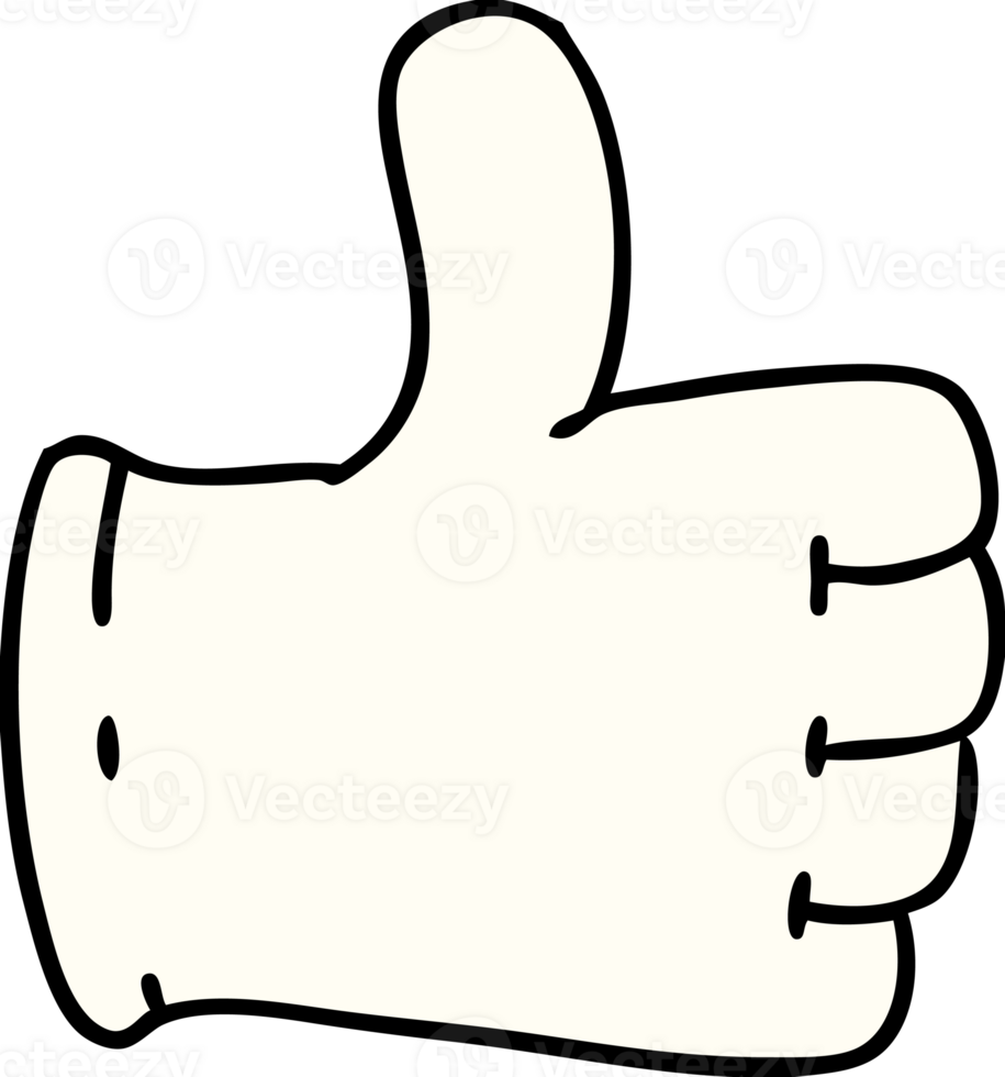 glove giving thumbs up symbol png