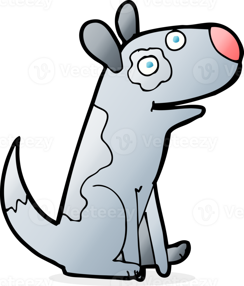 cartoon happy dog png