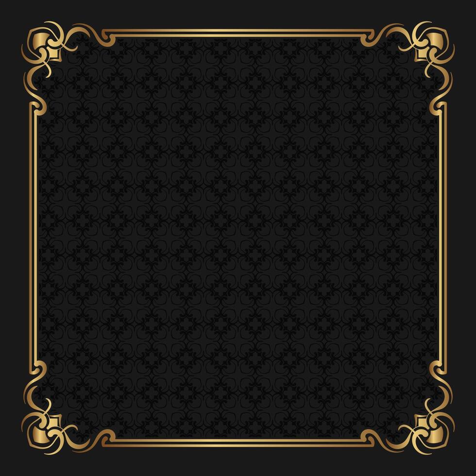 floral pattern, with vintage frame vector