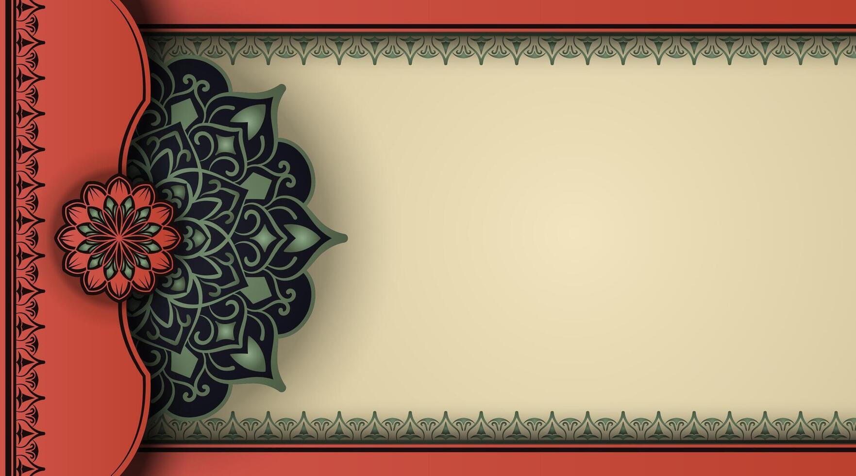 Vintage background, with mandala ornaments vector