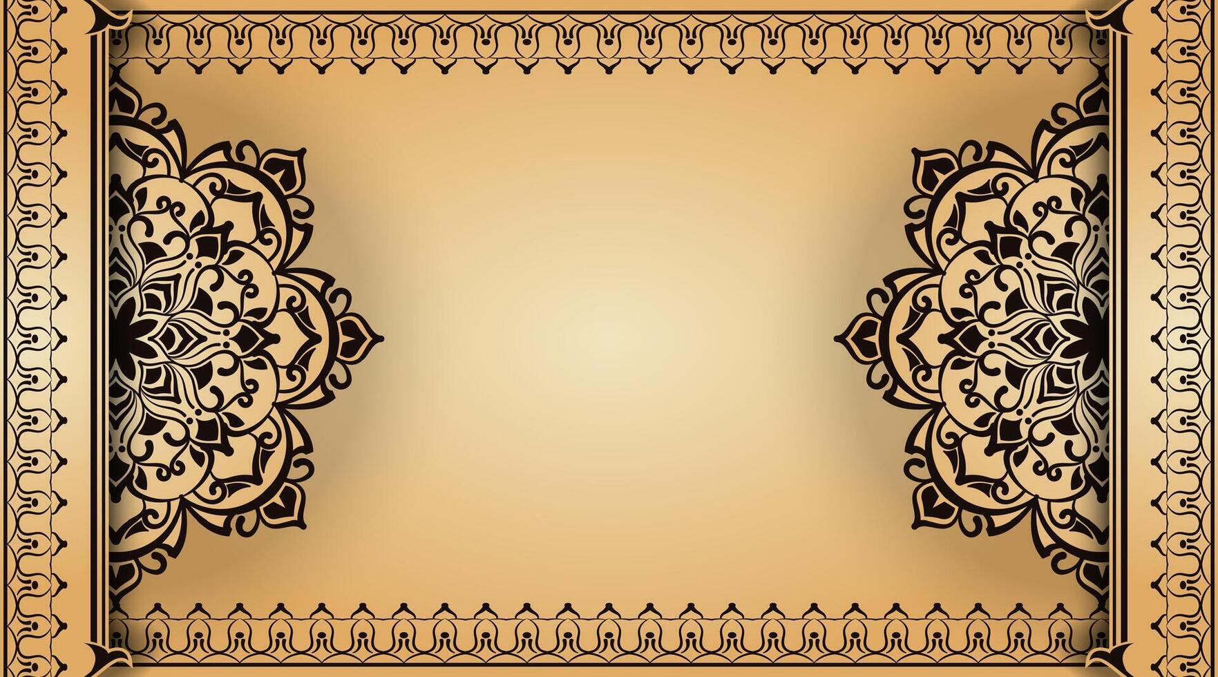 Vintage background, with mandala ornaments vector