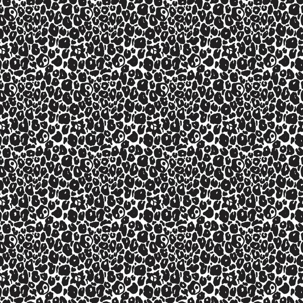 Leopard pattern print Ti shirt design for print vector