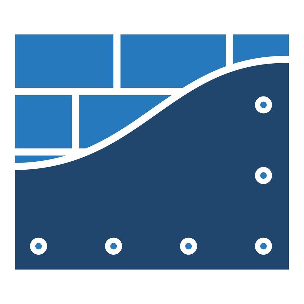 Drywall icon line vector illustration