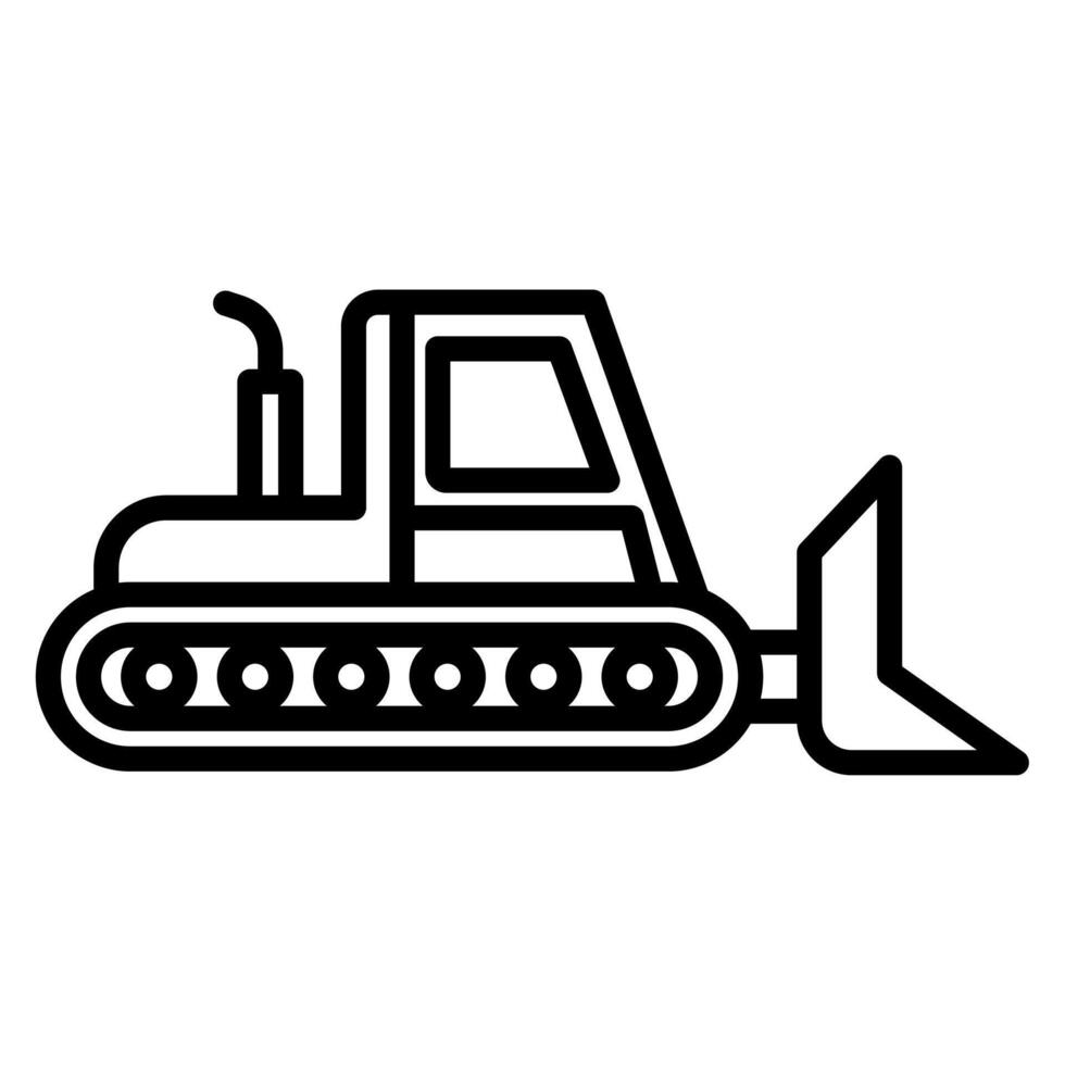 Heavy Equipment icon line vector illustration