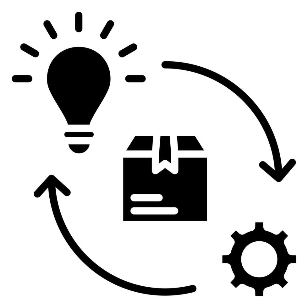 Product Development icon line vector illustration