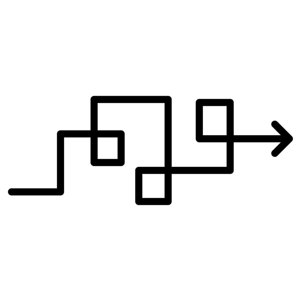 Simplified Process icon line vector illustration 39885468 Vector Art at ...