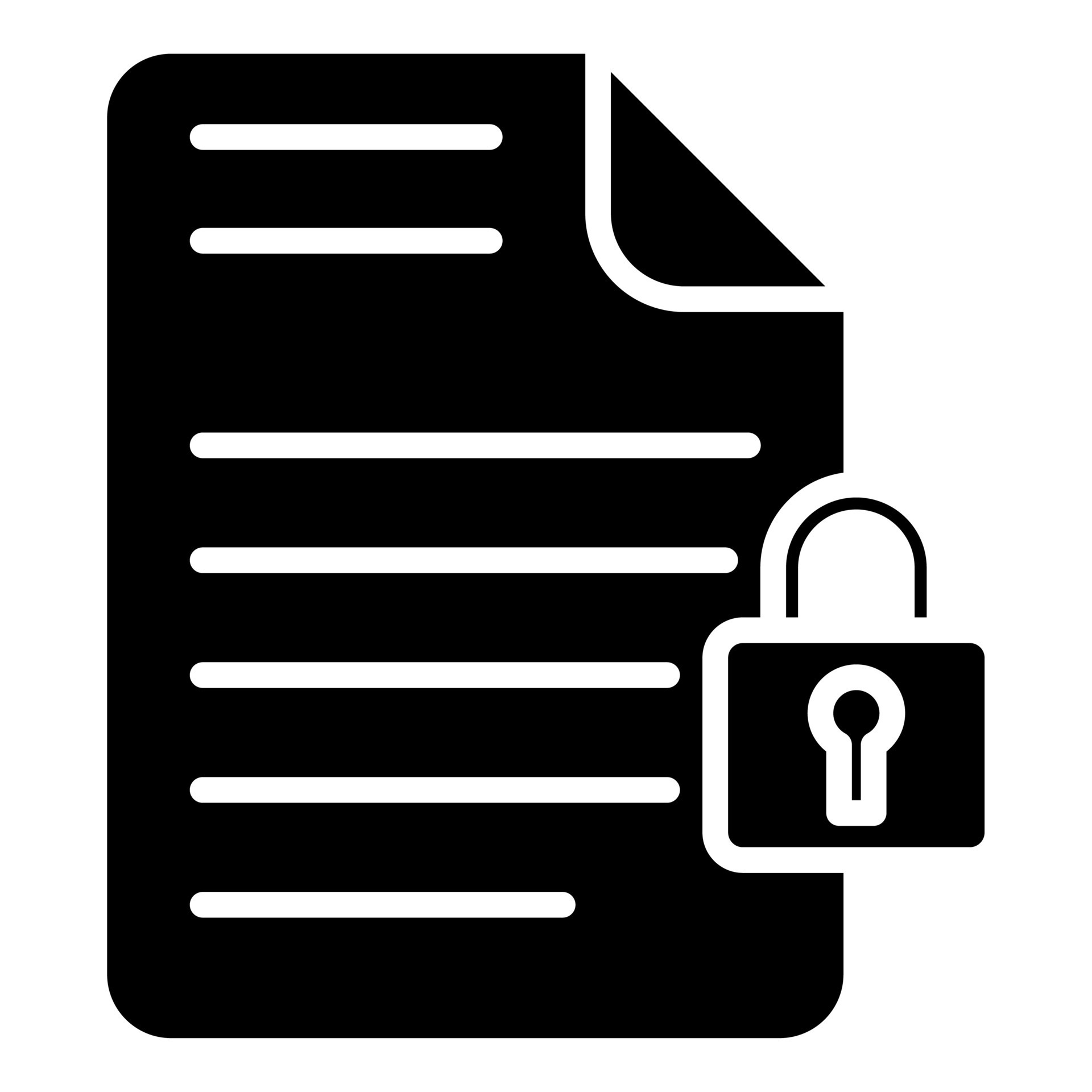 Secure File icon line vector illustration 39885489 Vector Art at Vecteezy