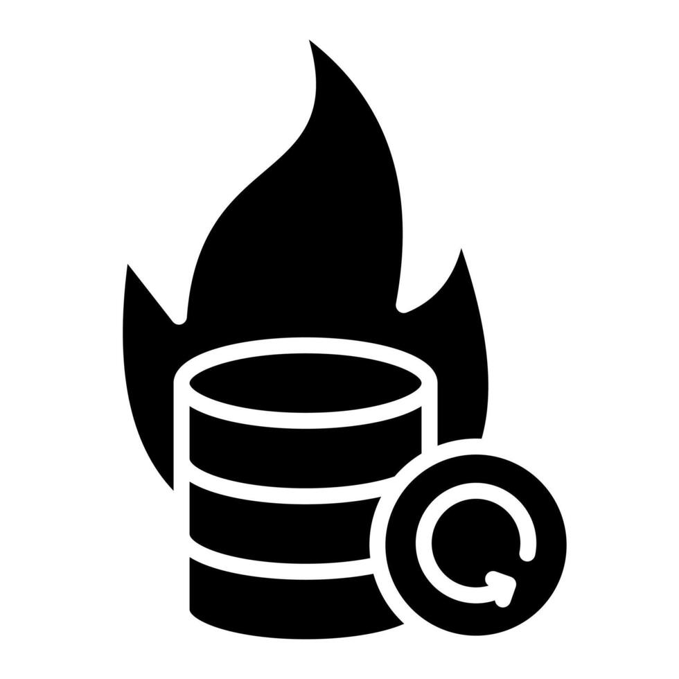 Disaster Recovery icon line vector illustration