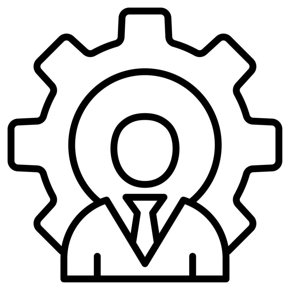 Management Consulting icon line vector illustration