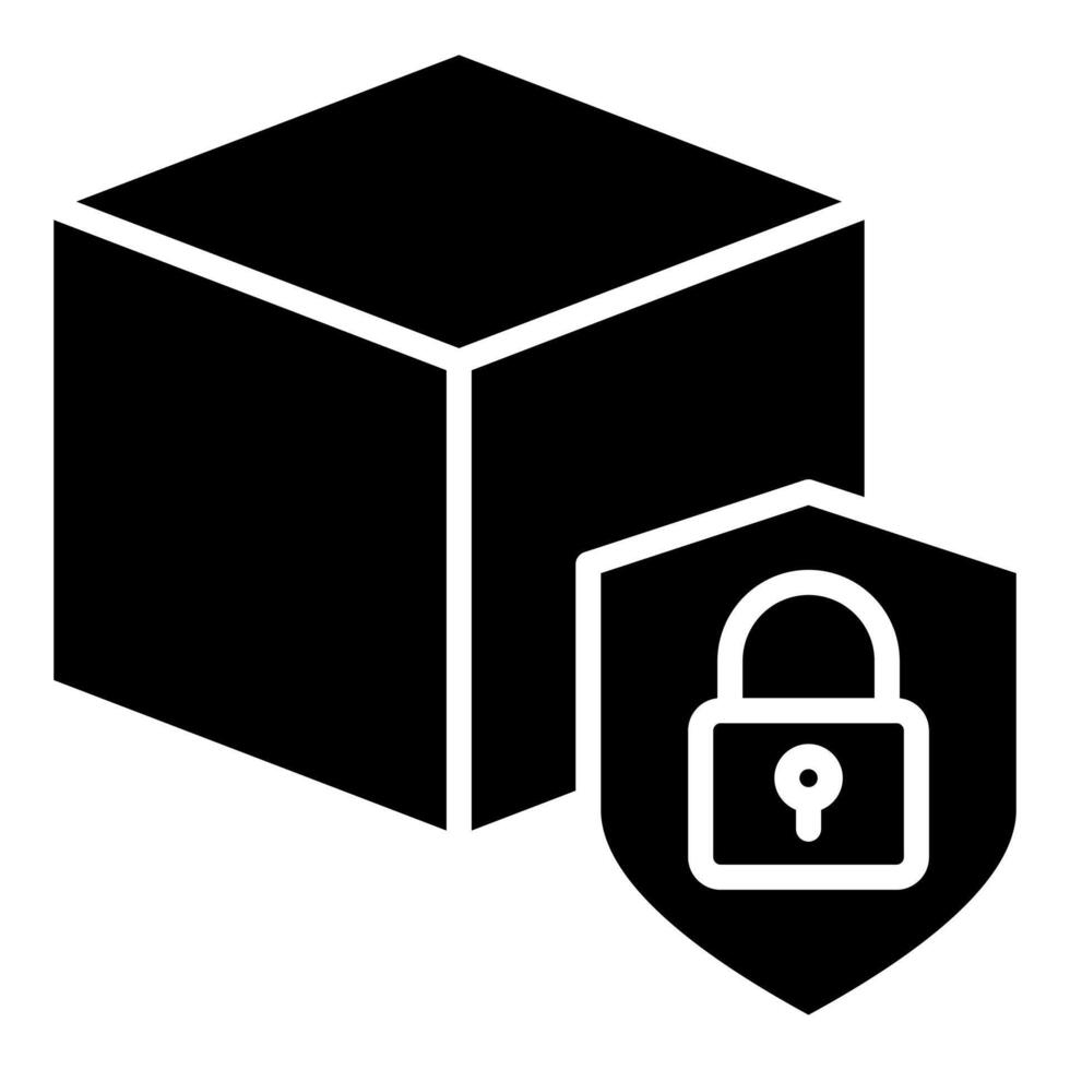 Blockchain Security icon line vector illustration