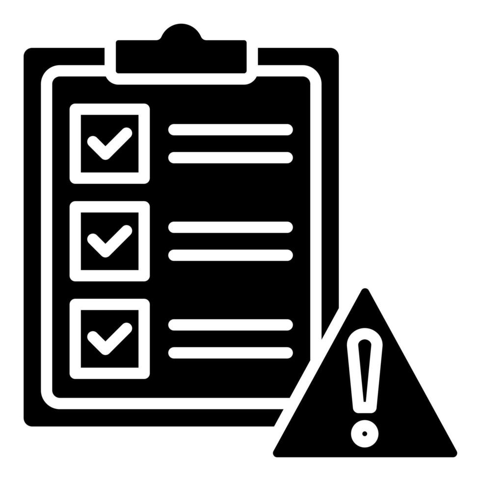 Risk Assessment icon line vector illustration