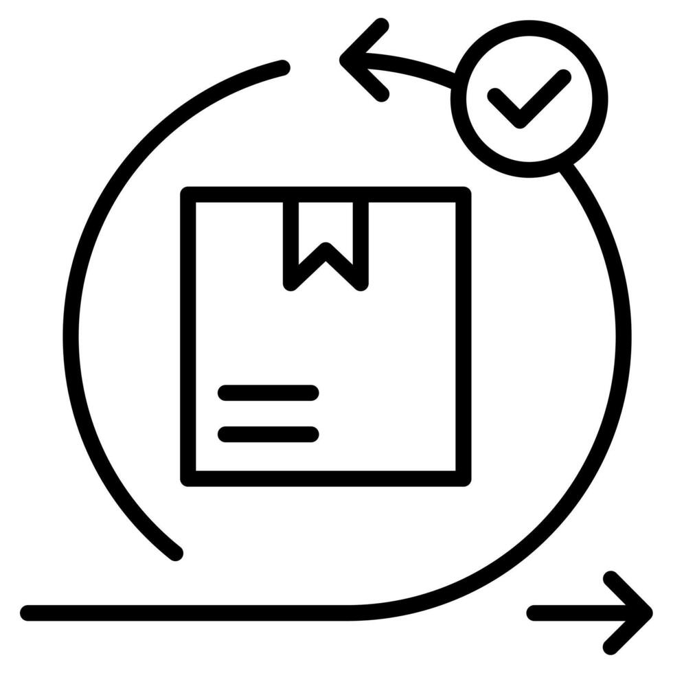 Product Iteration icon line vector illustration