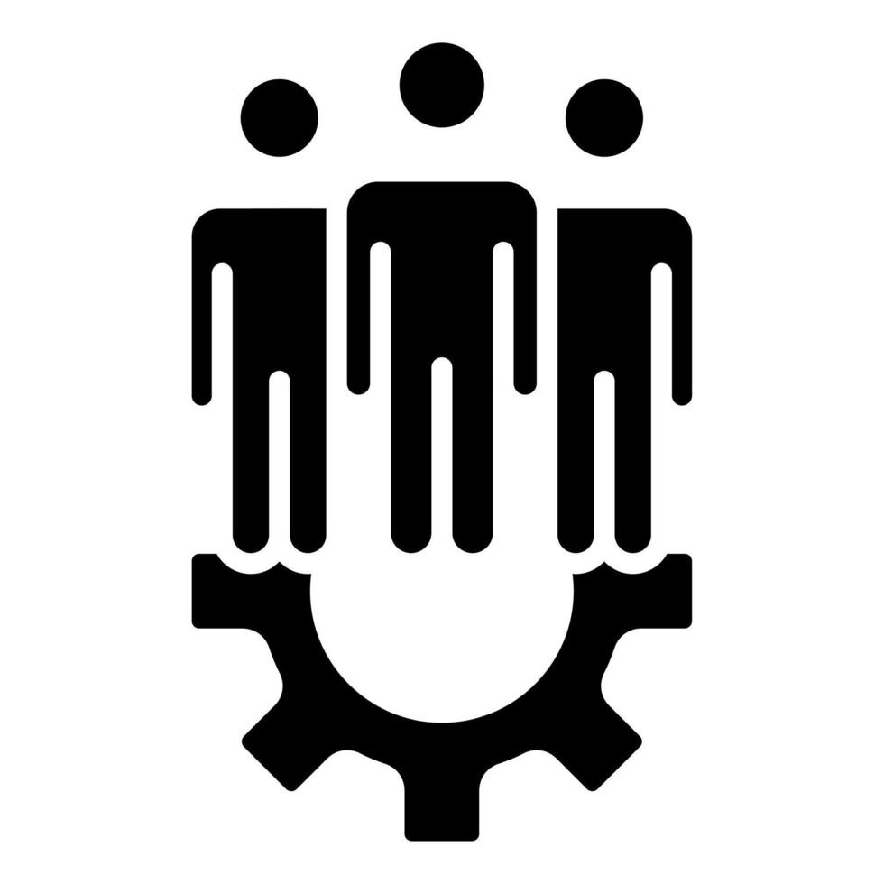 Workforce Diversity icon line vector illustration
