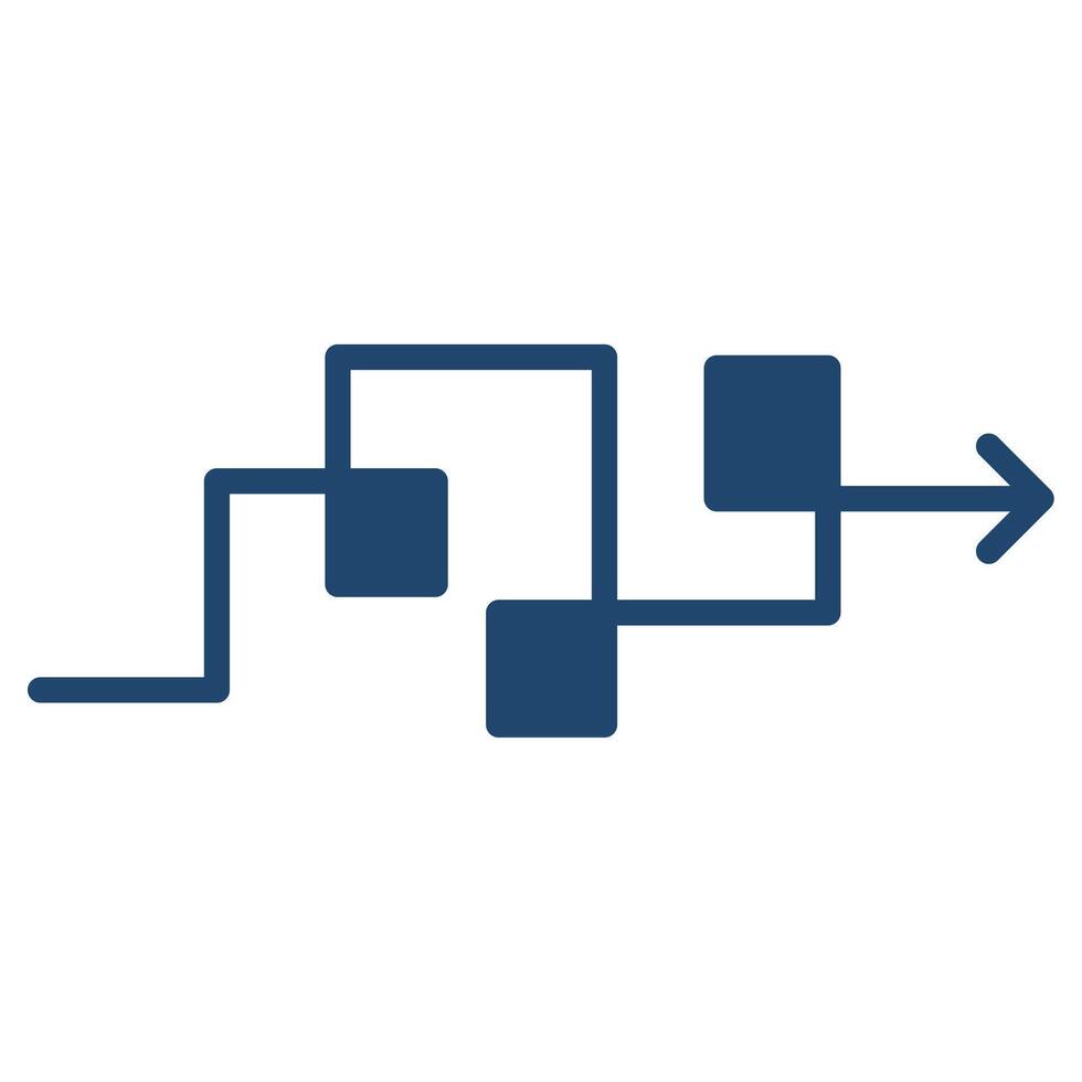 Simplified Process icon line vector illustration 39886023 Vector Art at ...