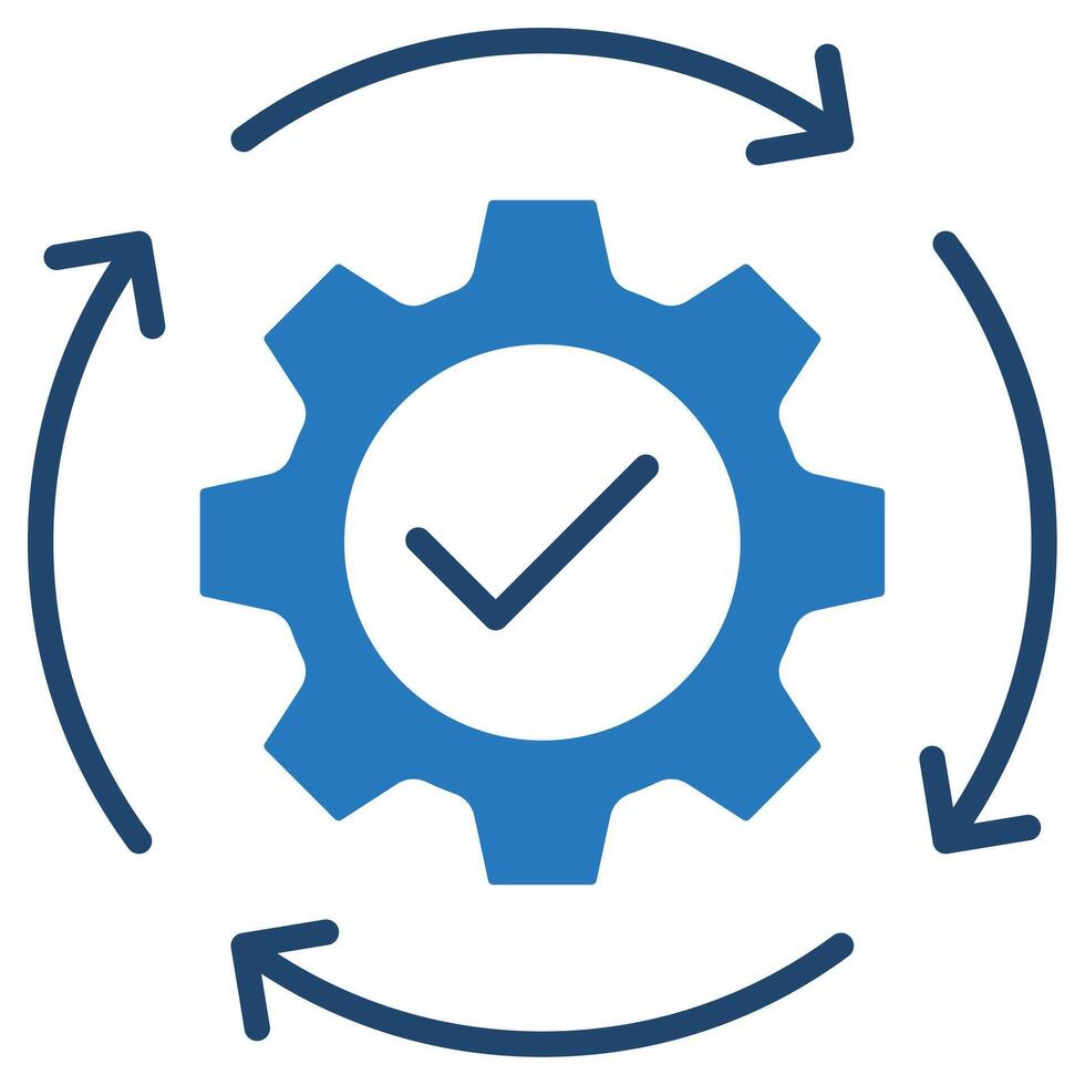 Automated icon line vector illustration