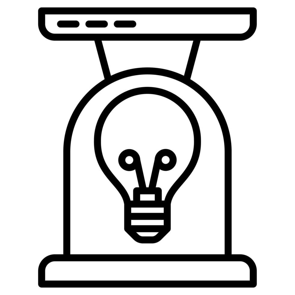 Idea Incubation icon line vector illustration