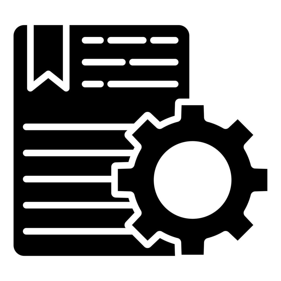 Process Documentation icon line vector illustration