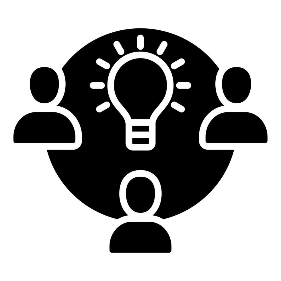 Idea Generation icon line vector illustration