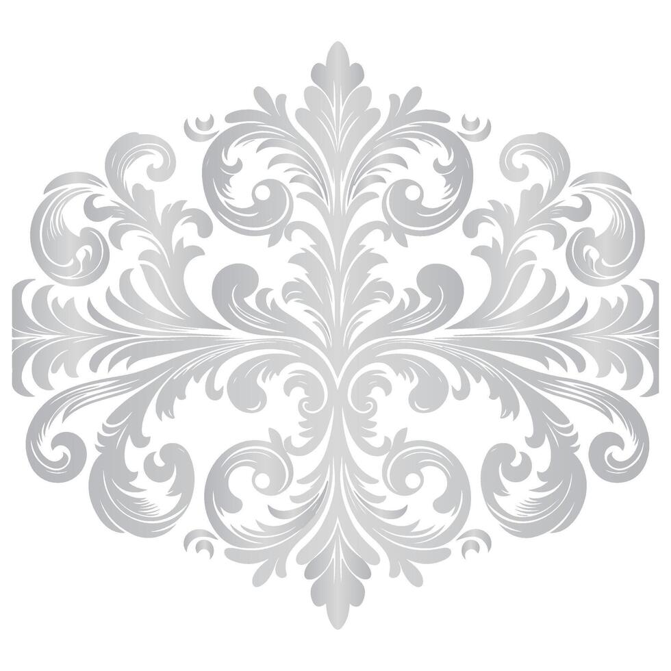 damasco plata ligero color elemento oriental vector en png transparencia antecedentes