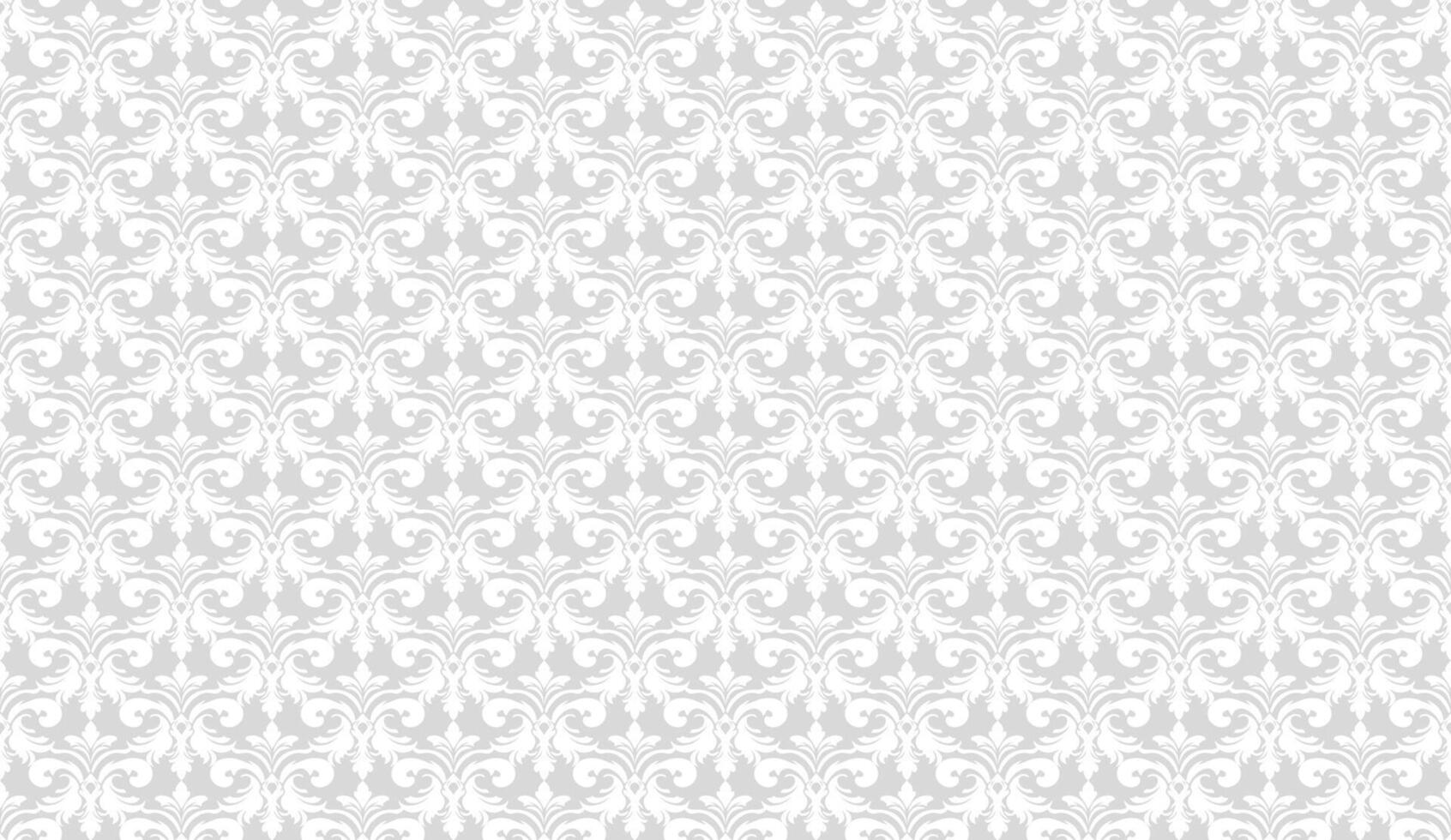 Damask Fabric textile seamless pattern backgground Luxury decorative Ornamental floral vintage style. Curtain, carpet, wallpaper, clothing, wrapping, textile vector