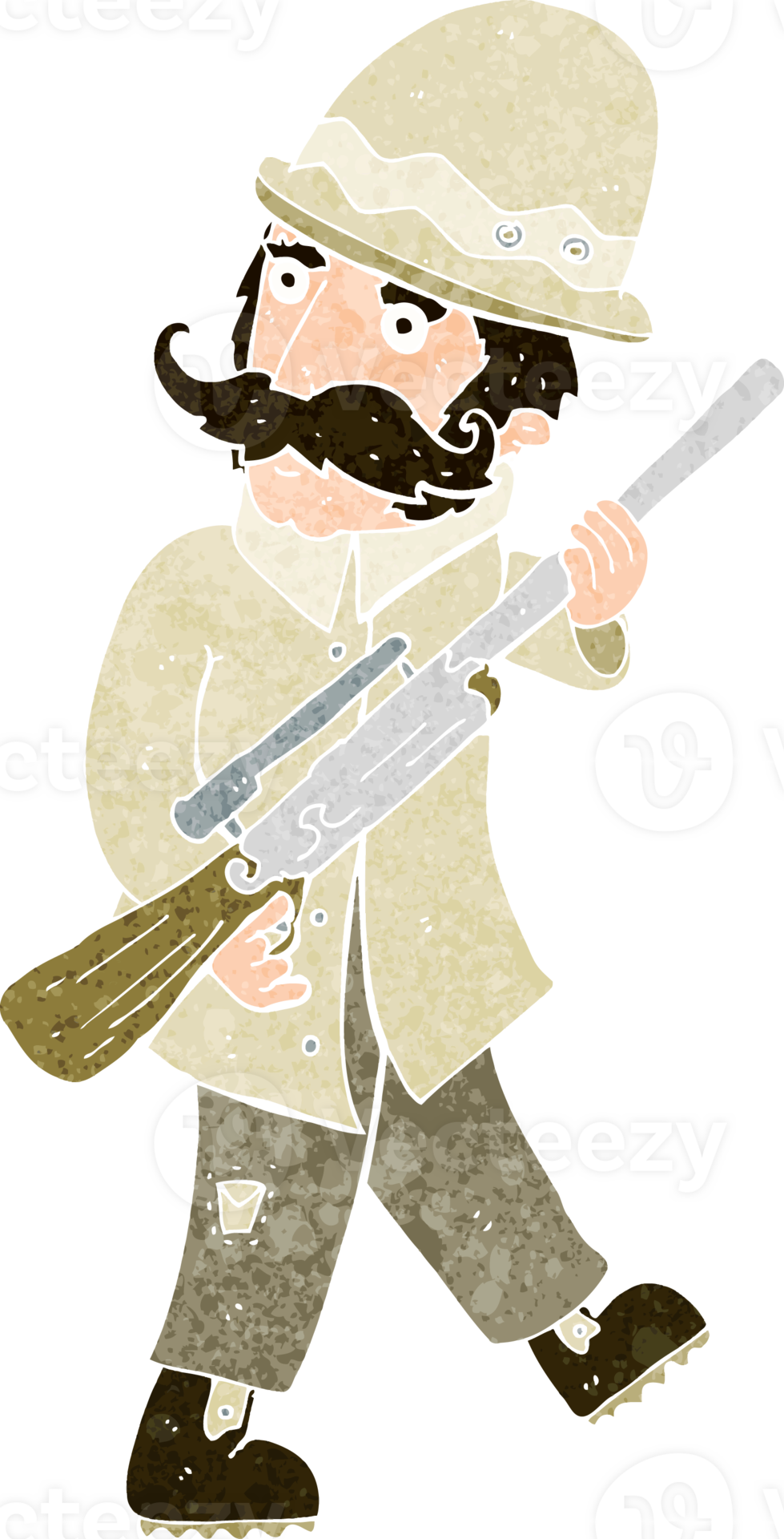 cartoon big game hunter 39886533 PNG
