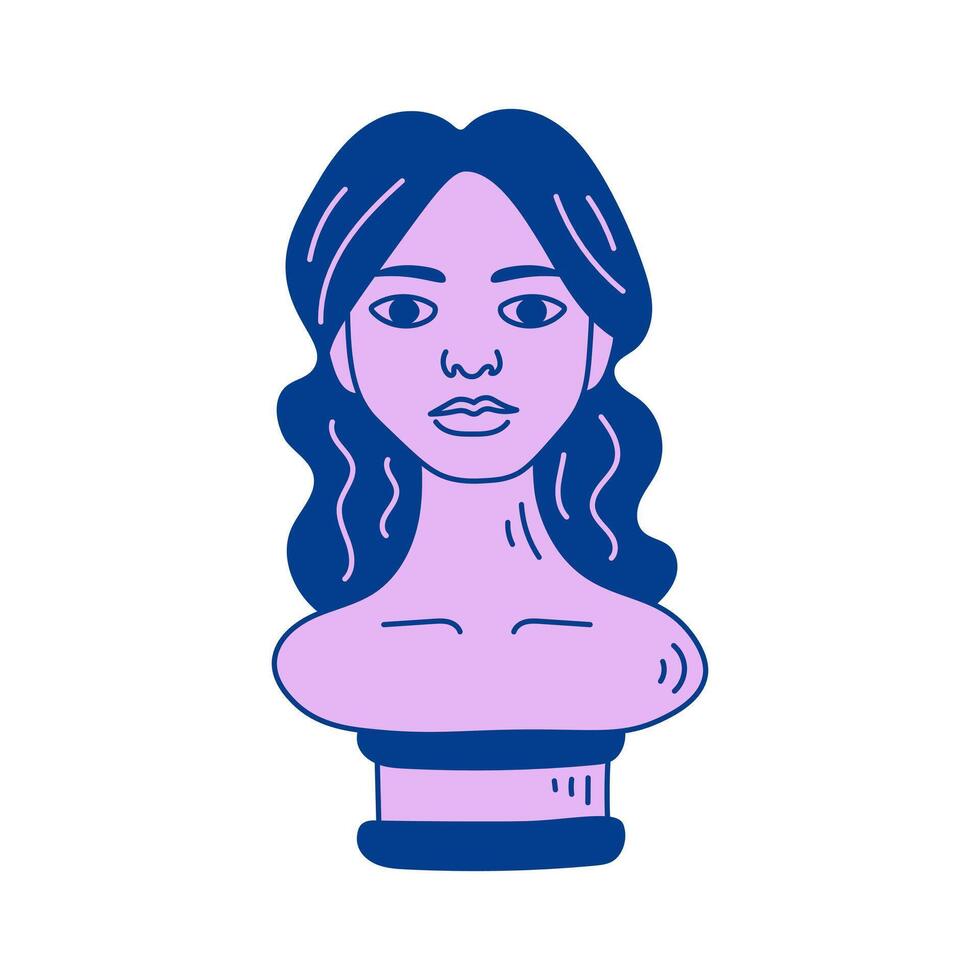 Woman antique statue vector illustration 39887040 Vector Art at Vecteezy