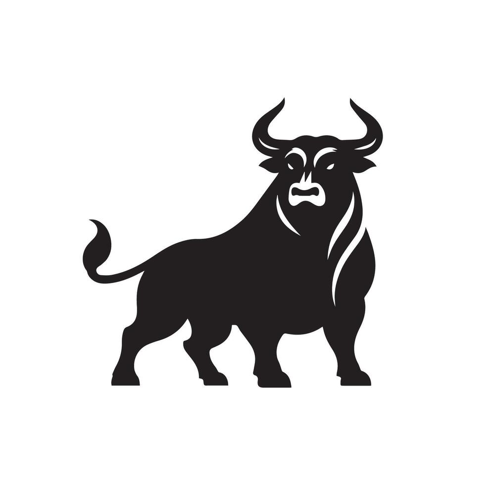 bull logo vector template, bull logo vector elements, bull vector illustration