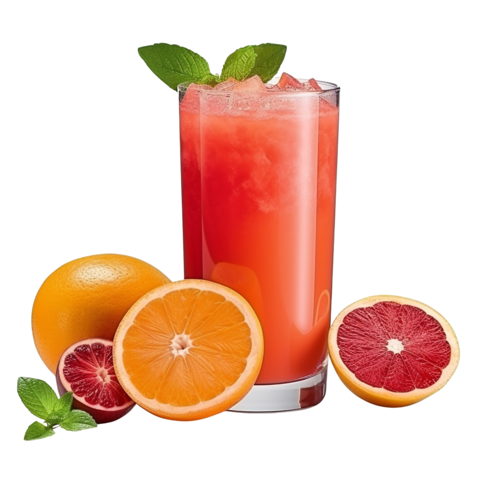 AI generated Fruit juice clip art png