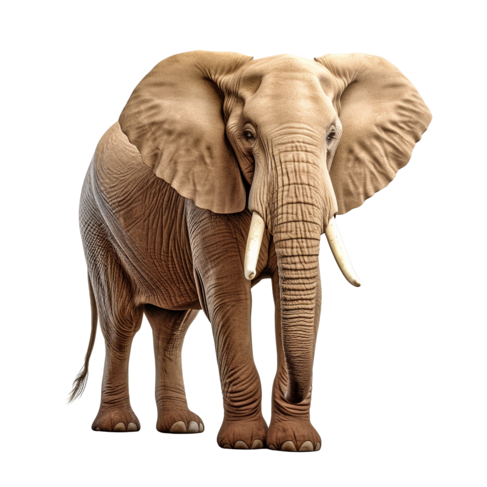 ai gegenereerd olifant klem kunst png