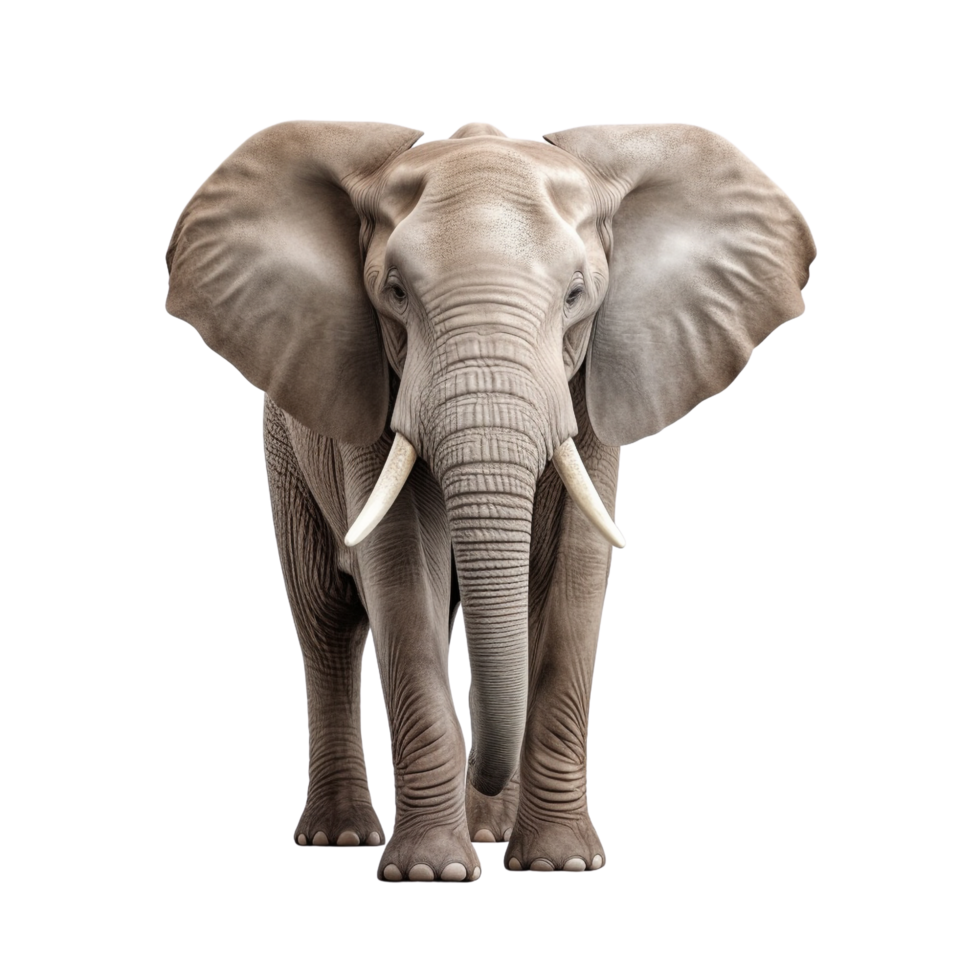 AI generated Elephant clip art png