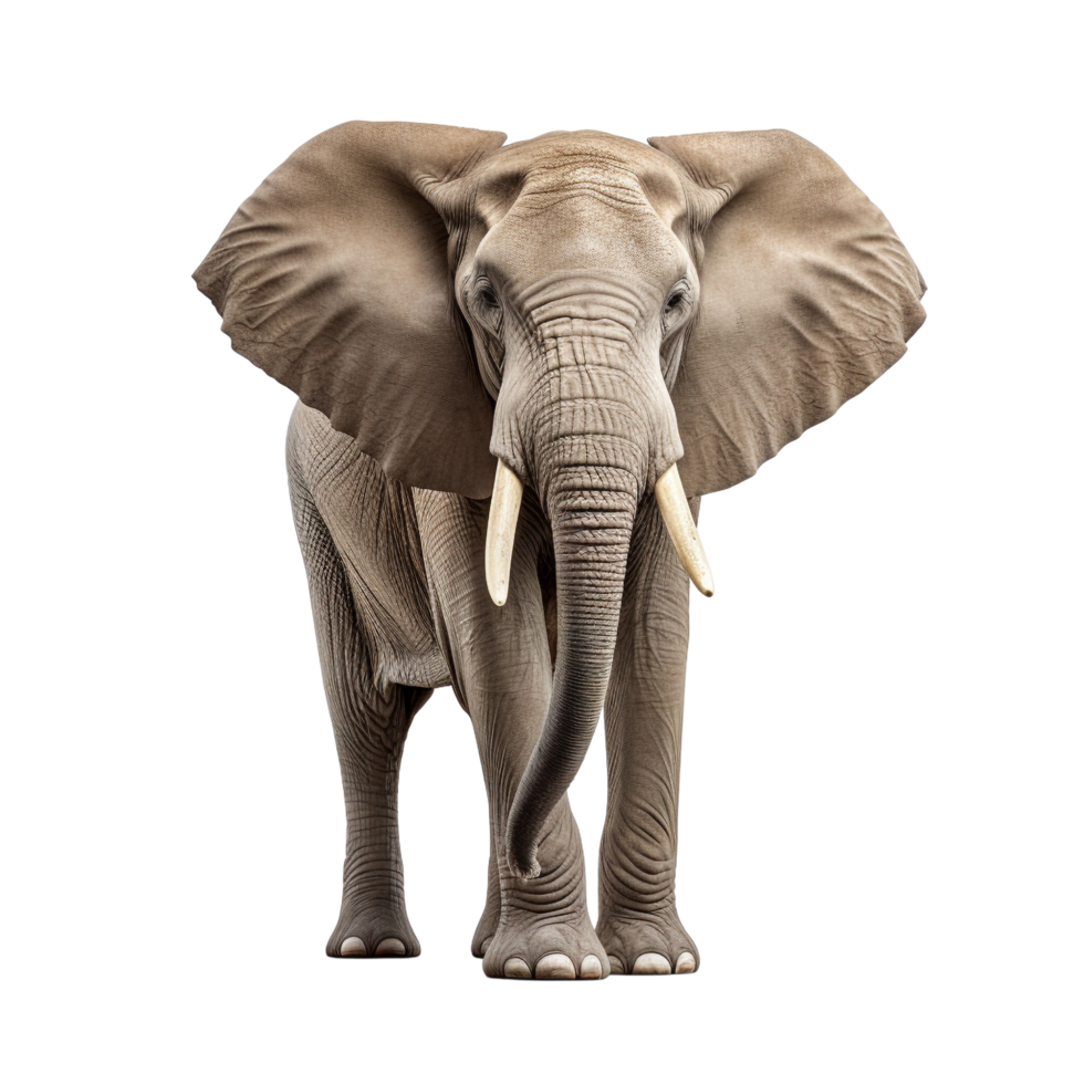 AI generated Elephant clip art png