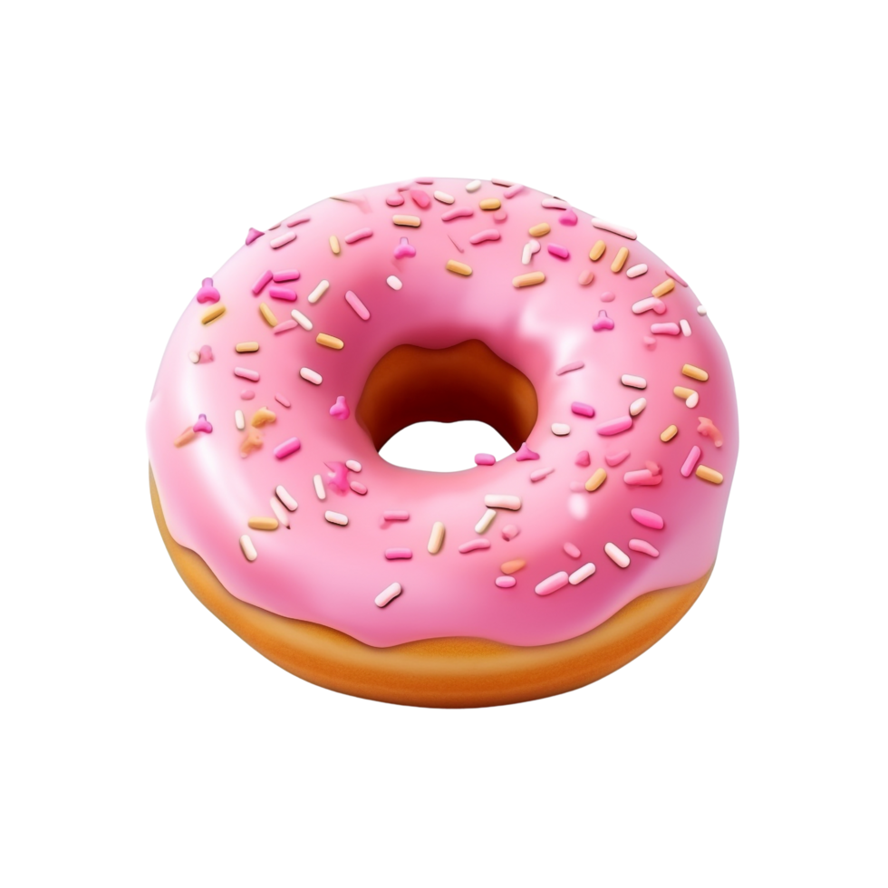 AI generated Donut clip art png