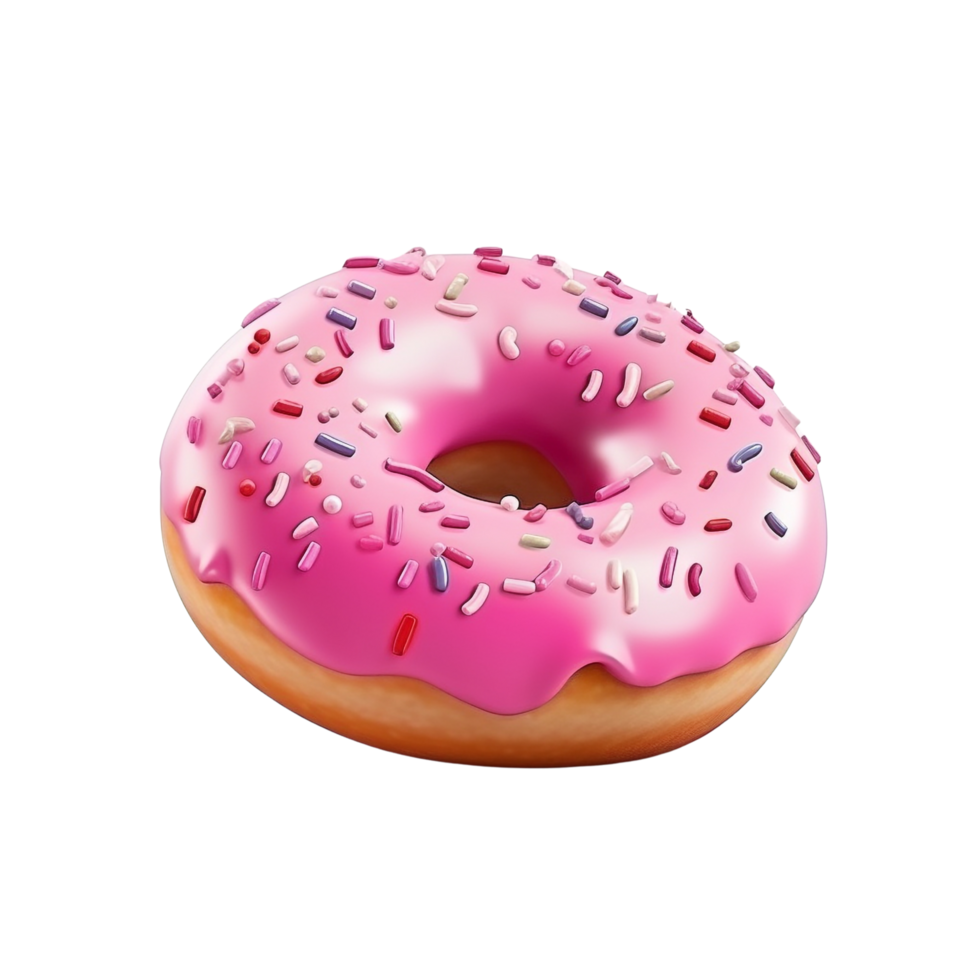 AI generated Donut clip art png