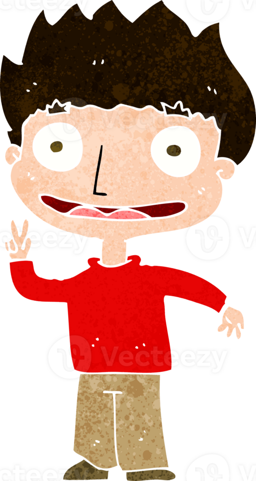 cartoon happy boy png
