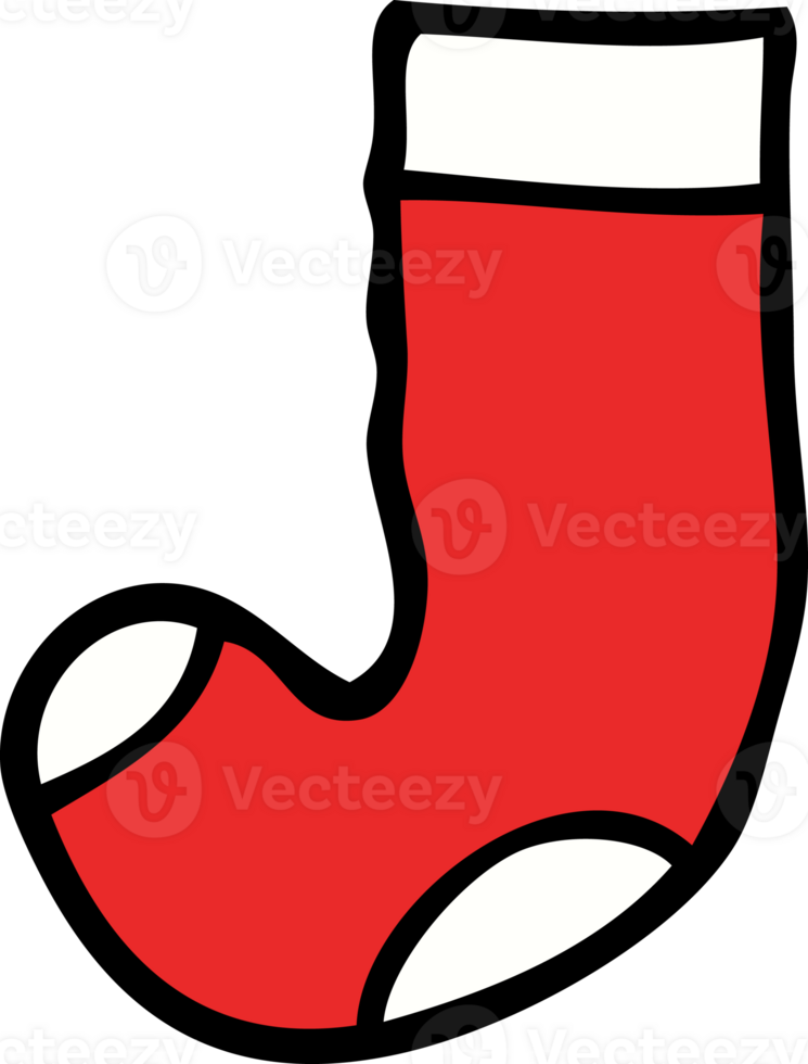 cartoon doodle old sock png