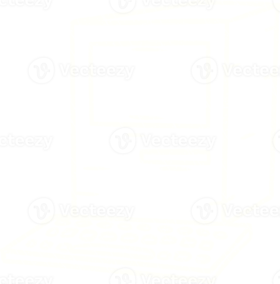 Computer Chalk Drawing png