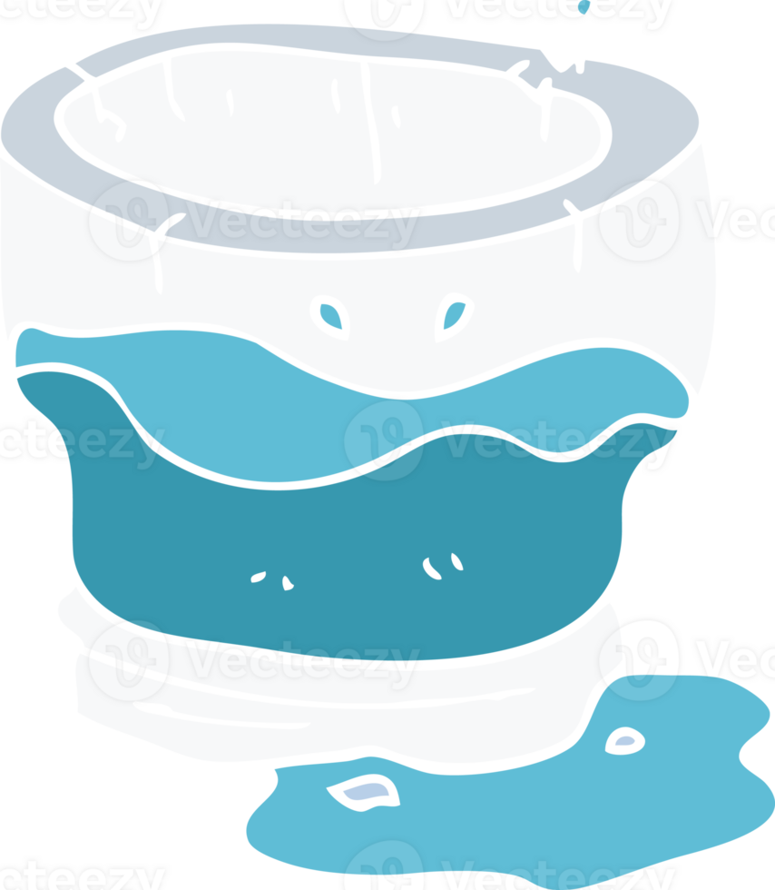 cartoon doodle old water glass png