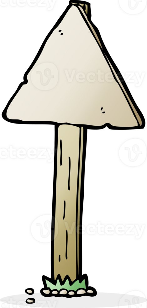 cartoon sign post png