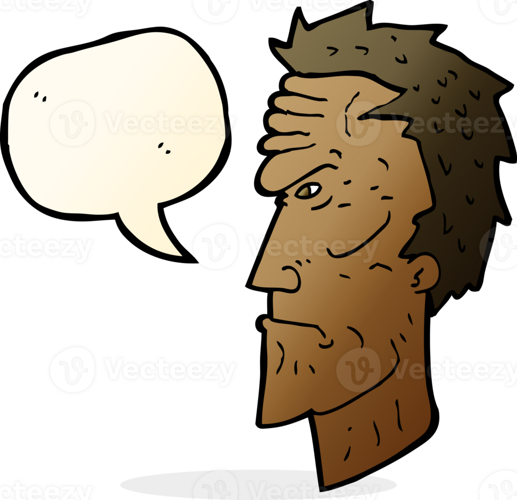 cartoon angry face with speech bubble png