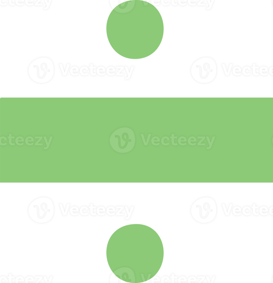 flat color retro cartoon division symbol png