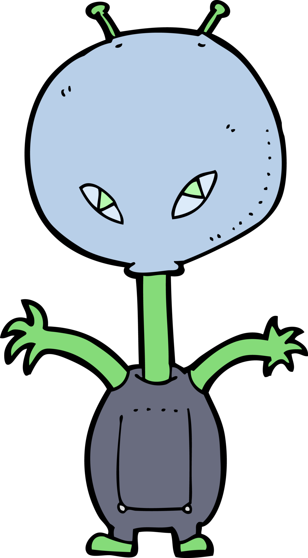cartoon space alien 39890572 PNG