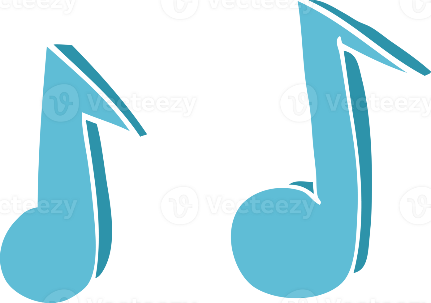 cartoon doodle musical notes png