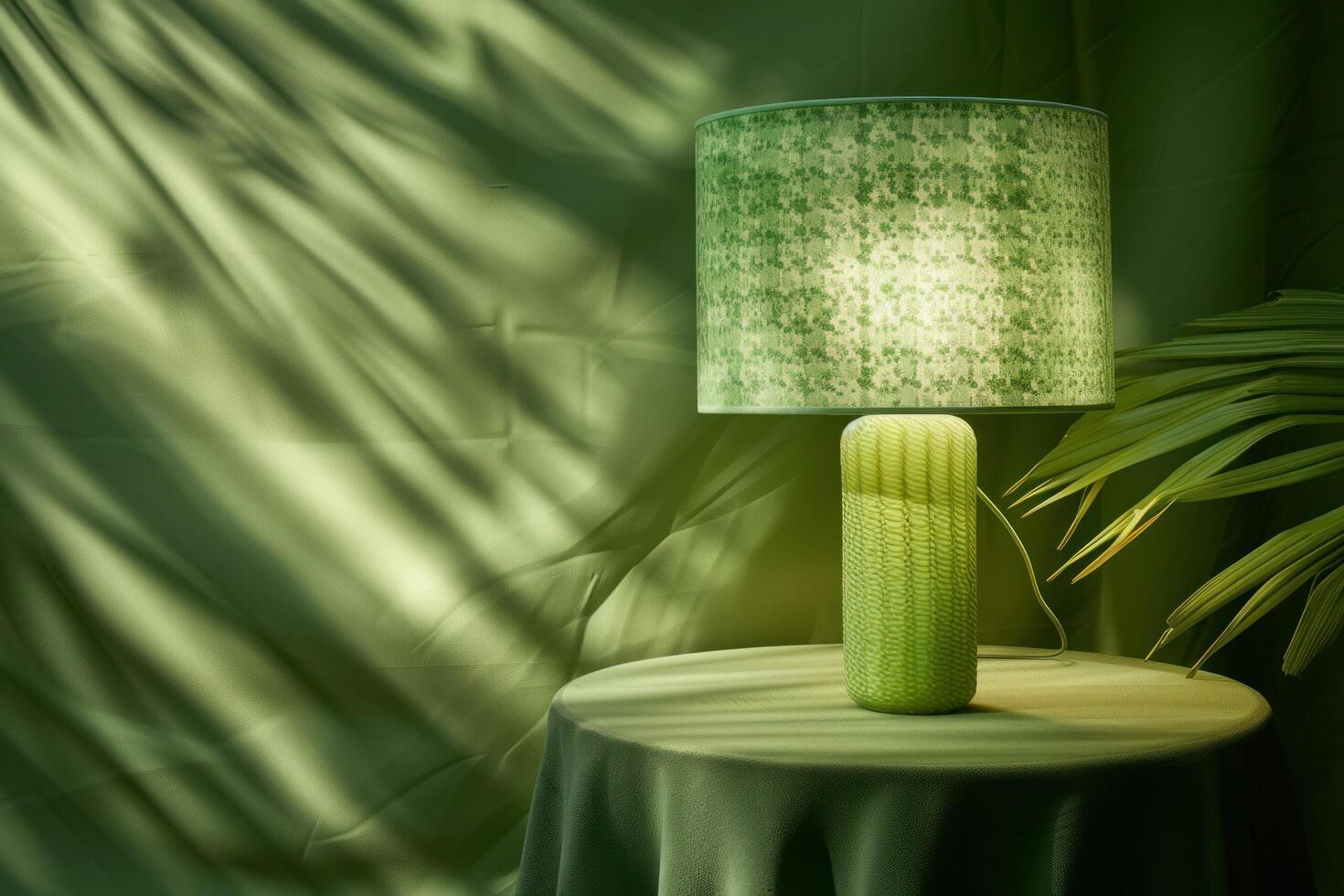 AI generated maha vamp table lamp photo