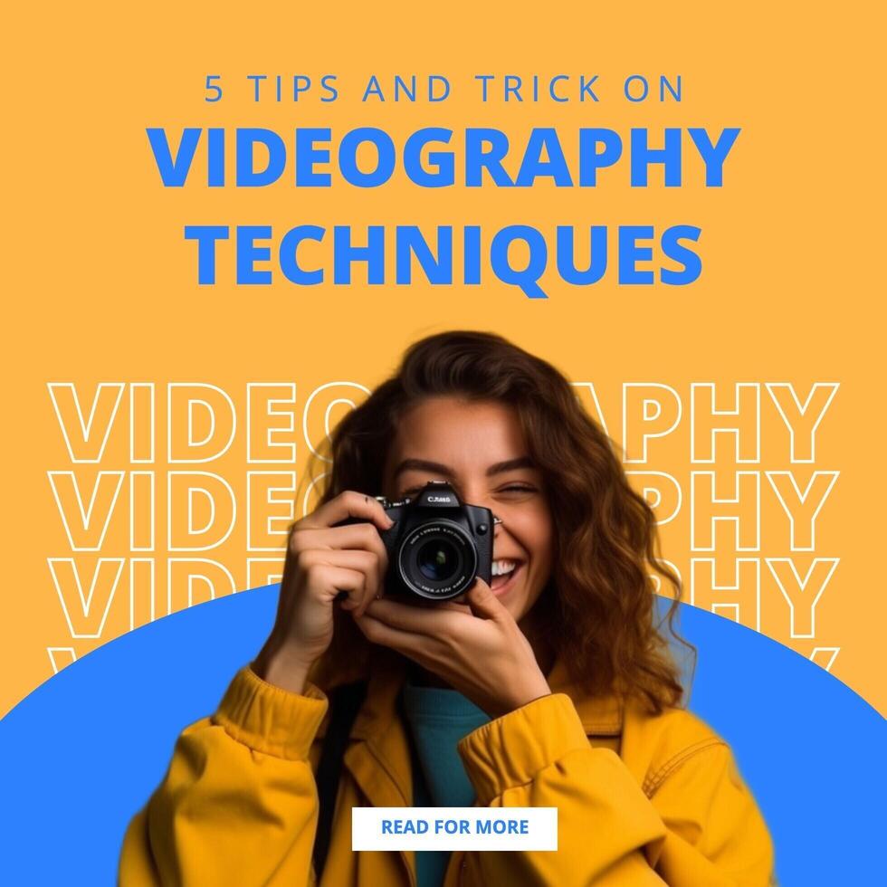Tips for Videographer LinkedIn Post template